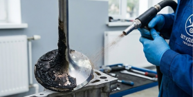 Возвращаем заводскую мощность: чистка впуска ореховой скорлупой